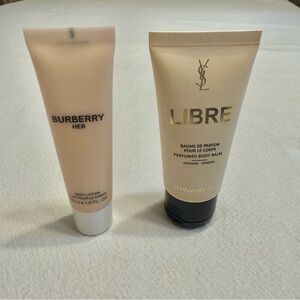Yves Saint Laurent & Burberry Her Travel Size Body Lotion - Balm Fragrance